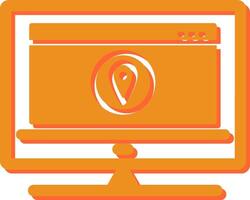 Location Web Advertising Vector Icon