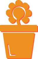 Flower Pot Vector Icon