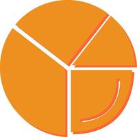 Pie Chart Analysis Vector Icon