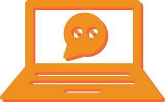 Online Conversation Vector Icon