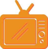 icono de vector de televisor