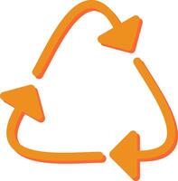 icono de vector de reciclaje