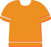 T Shirt with Lines Vector Icon