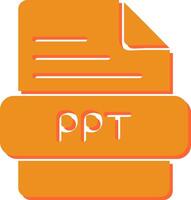 icono de vector de ppt