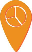 Location Statistics Vector Icon