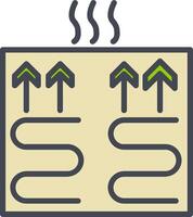 Underfloor Heating Vector Icon