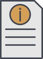 Information Document Vector Icon