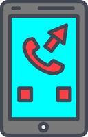 Outgoing Call Vector Icon