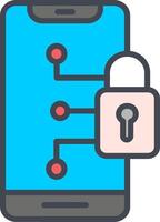 Secure Device Vector Icon