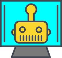 Artificial Bot Vector Icon