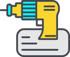 Drill Machine Vector Icon