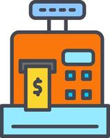 Cash Machine Vector Icon