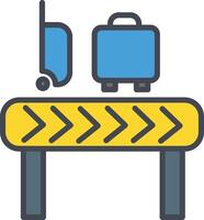 Luggage Carousel Vector Icon