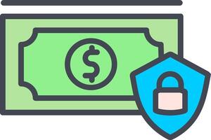 Secure Money Vector Icon