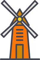 Windmill Vector Icon