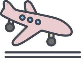 Flight Landing Vector Icon