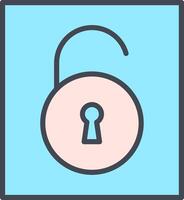 Open Lock I Vector Icon