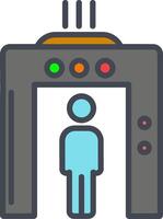 Airport Security Vector Icon