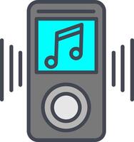 icono de vector de mp3