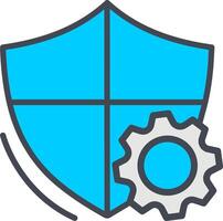 Shield Settings Vector Icon