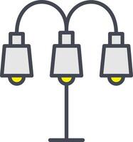 Lamp with stand Vector Icon