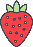 Strawberry Vector Icon