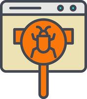 Web Bug Vector Icon
