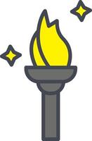 Torch Vector Icon