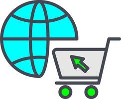 E commerce Online Store Vector Icon