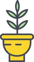 icono de vector de planta