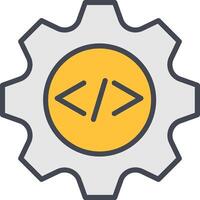 Coding Gear Vector Icon