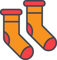 Winter Socks Vector Icon