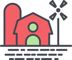 Farm House Vector Icon