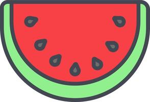 Watermelon Vector Icon