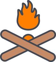 Bonfire Vector Icon