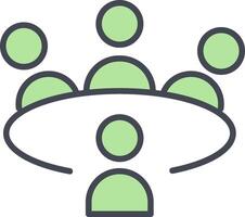 Conference Table Vector Icon