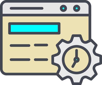 Speed Optimization Vector Icon