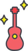 icono de vector de guitarra