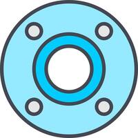 Flange Vector Icon