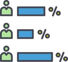 Voting Result Vector Icon