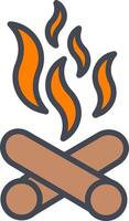 Bonfire Vector Icon