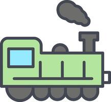 icono de vector de tren