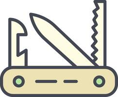 Swiss Army Knife Vector Icon