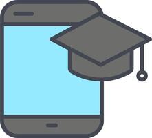 Digital Learning Vector Icon