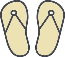 Slippers Vector Icon