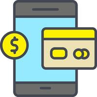 icono de vector de método de pago