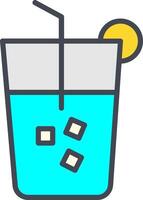 Cold Drink Vector Icon