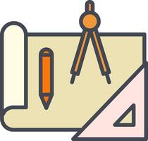 Stationery Vector Icon