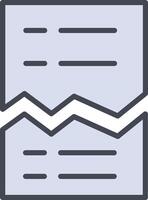 Corrupted List Vector Icon