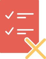 Fake List Vector Icon